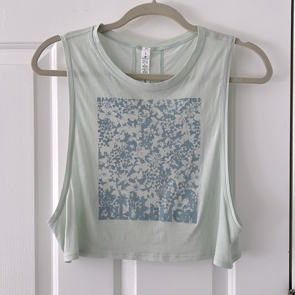 Mint Green Lululemon Muscle Tank Top